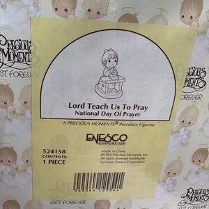 Precious moments Lord teach us to pray